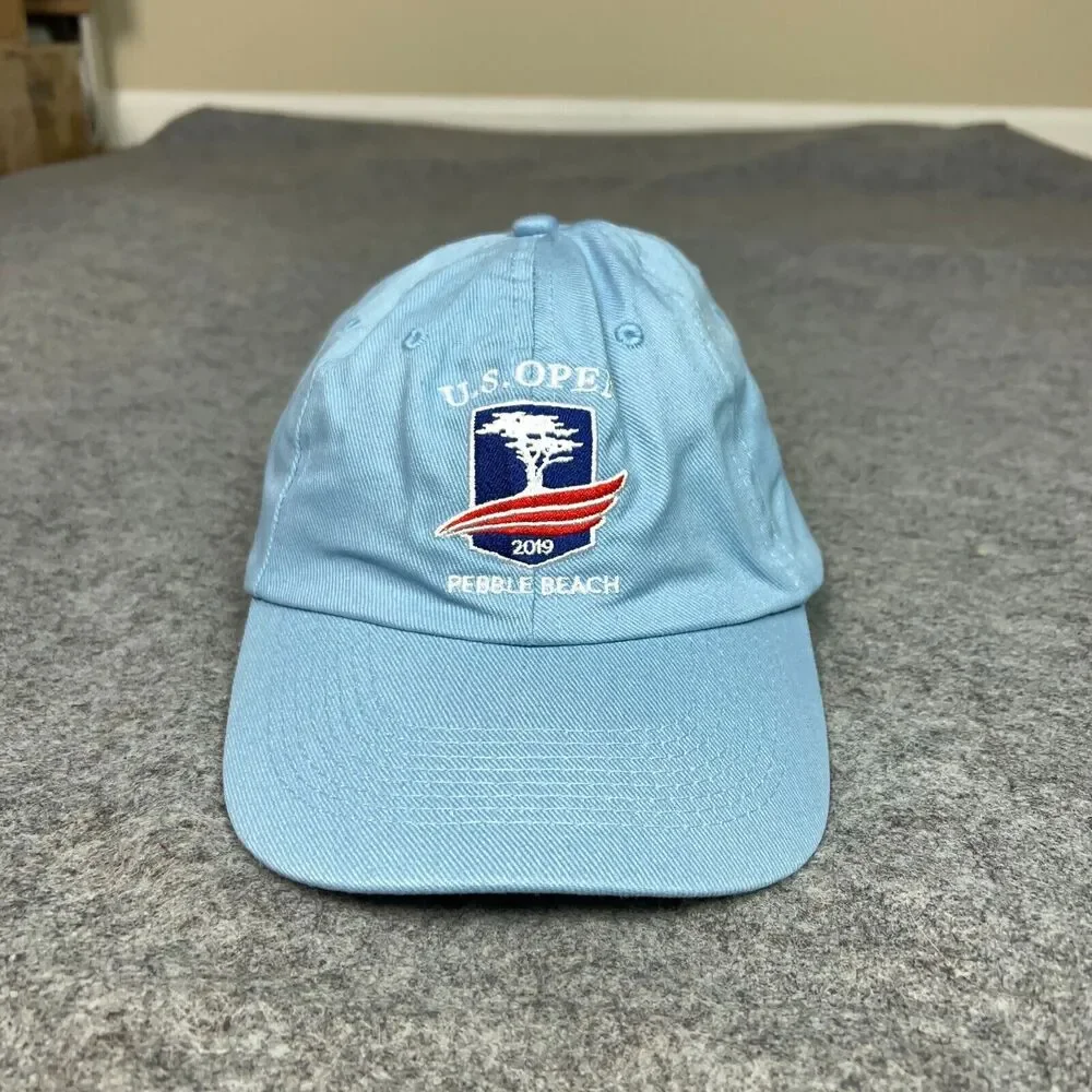 US Open Mens Hat Cap‎ Adjustable Blue Golf Pebble Beach 2019 Dad Cotton Casual